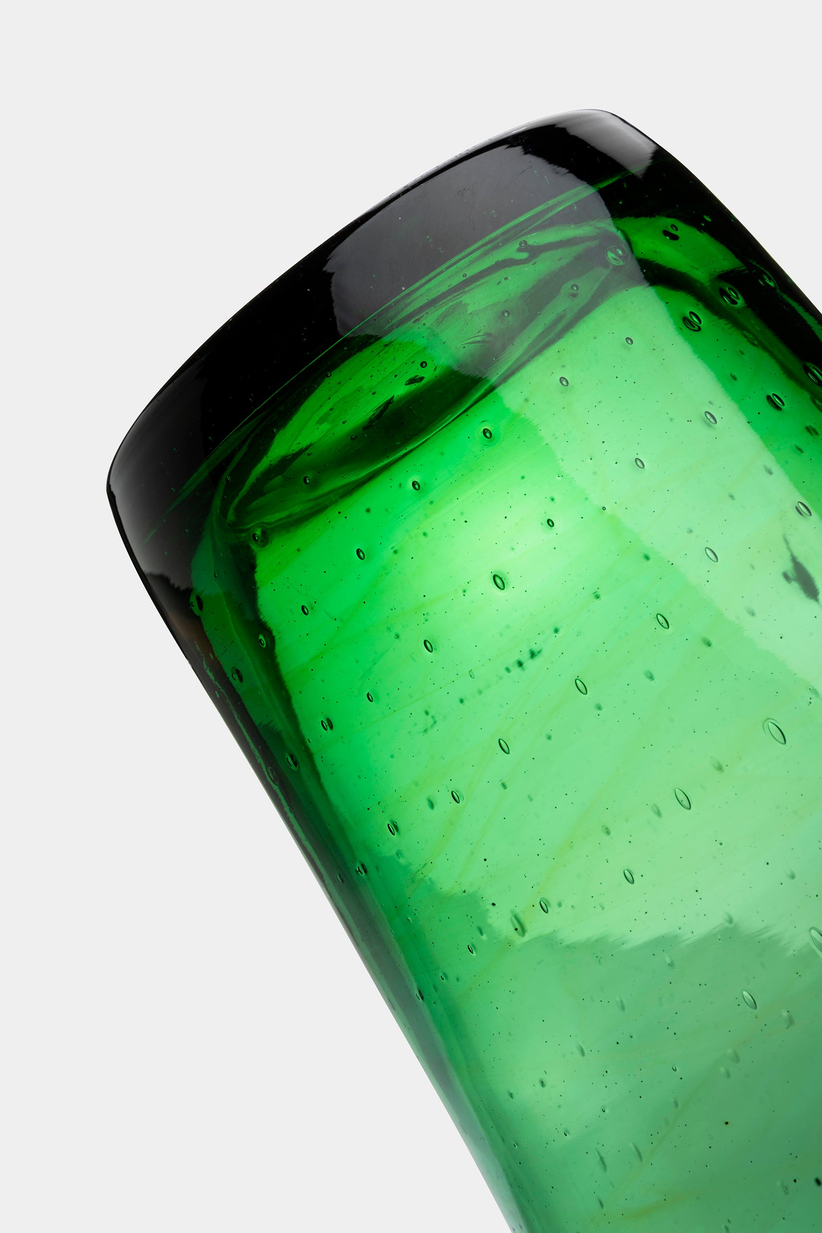 Vetro Verde d'Empoli, Big Vase, Italy, 50s