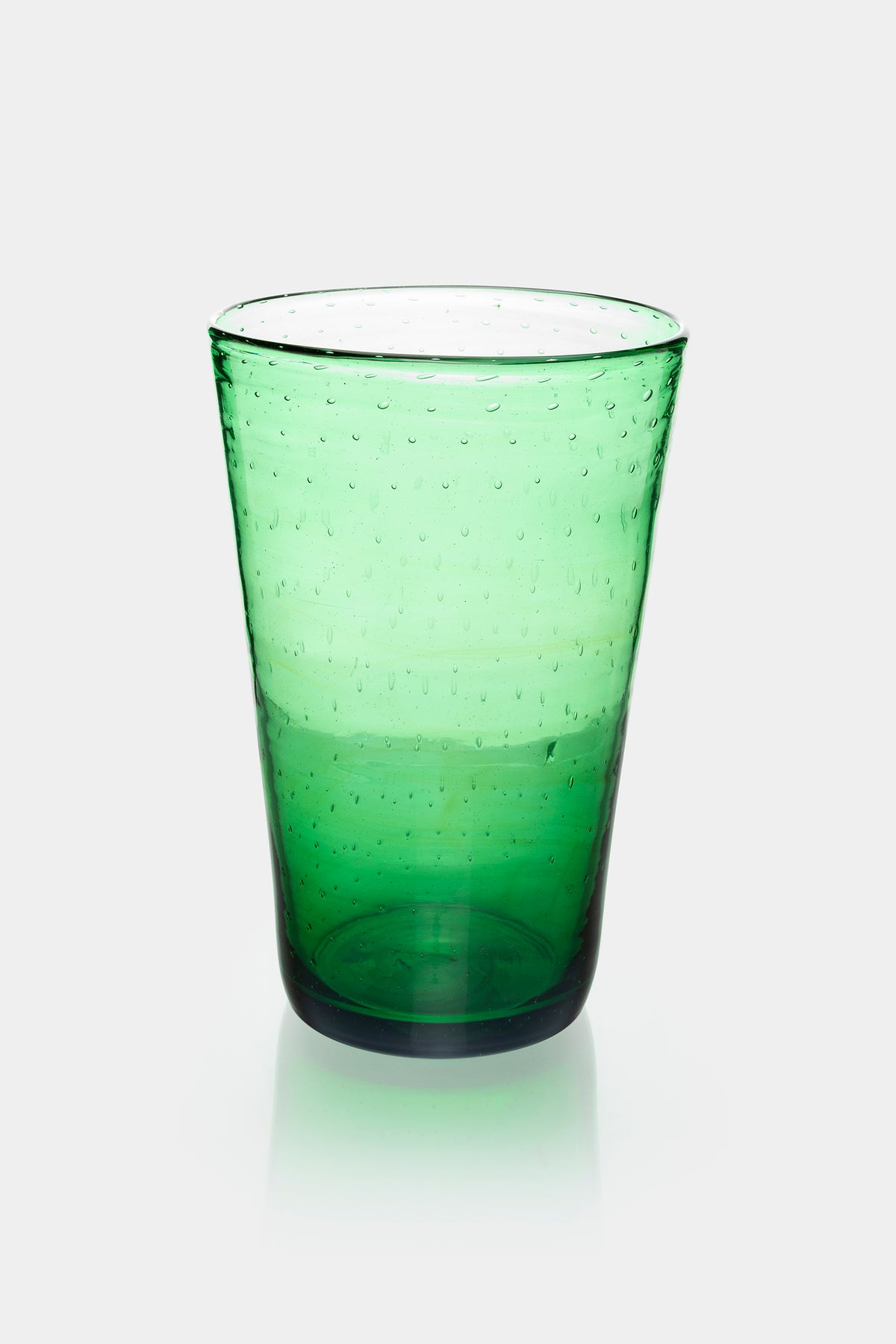 Vetro Verde d‘Empoli, Große Vase, Italien, 50er