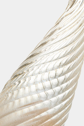 Glass Ercole Barovier Vase Golden, 50s