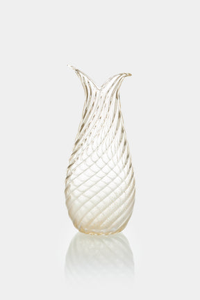 Glass Ercole Barovier Vase Golden, 50s