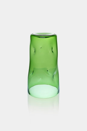 Vetro Verde d'Empoli, Handmade Vase, Italy, 60s