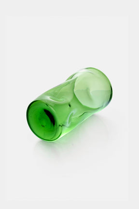 Vetro Verde d'Empoli, Handmade Vase, Italy, 60s