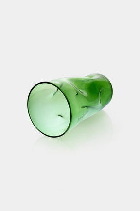 Vetro Verde d'Empoli, Handmade Vase, Italy, 60s