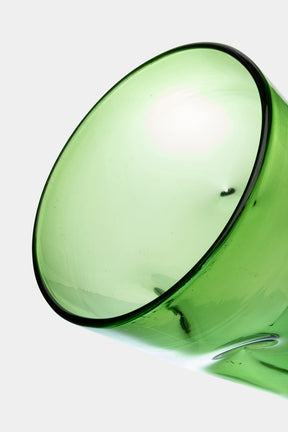 Vetro Verde d'Empoli, Handmade Vase, Italy, 60s
