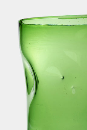 Vetro Verde d'Empoli, Handmade Vase, Italy, 60s