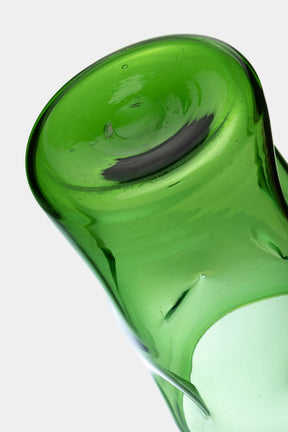 Vetro Verde d'Empoli, Handmade Vase, Italy, 60s