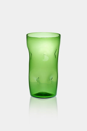 Vetro Verde d'Empoli, Handmade Vase, Italy, 60s