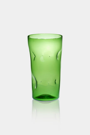 Vetro Verde d'Empoli, Handmade Vase, Italy, 60s