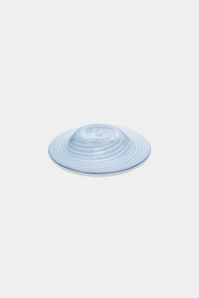 Seguso Murano Glass Spiral Plate