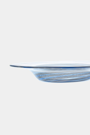 Seguso Murano Glass Spiral Plate
