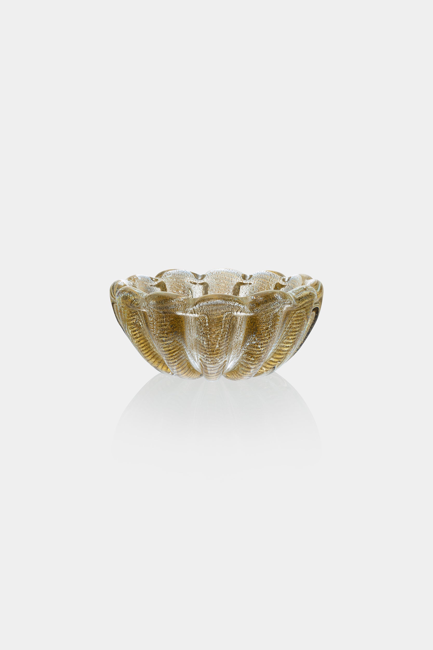 Ercole Barovier, Barovier & Toso, glass bowl, Italy, 50s