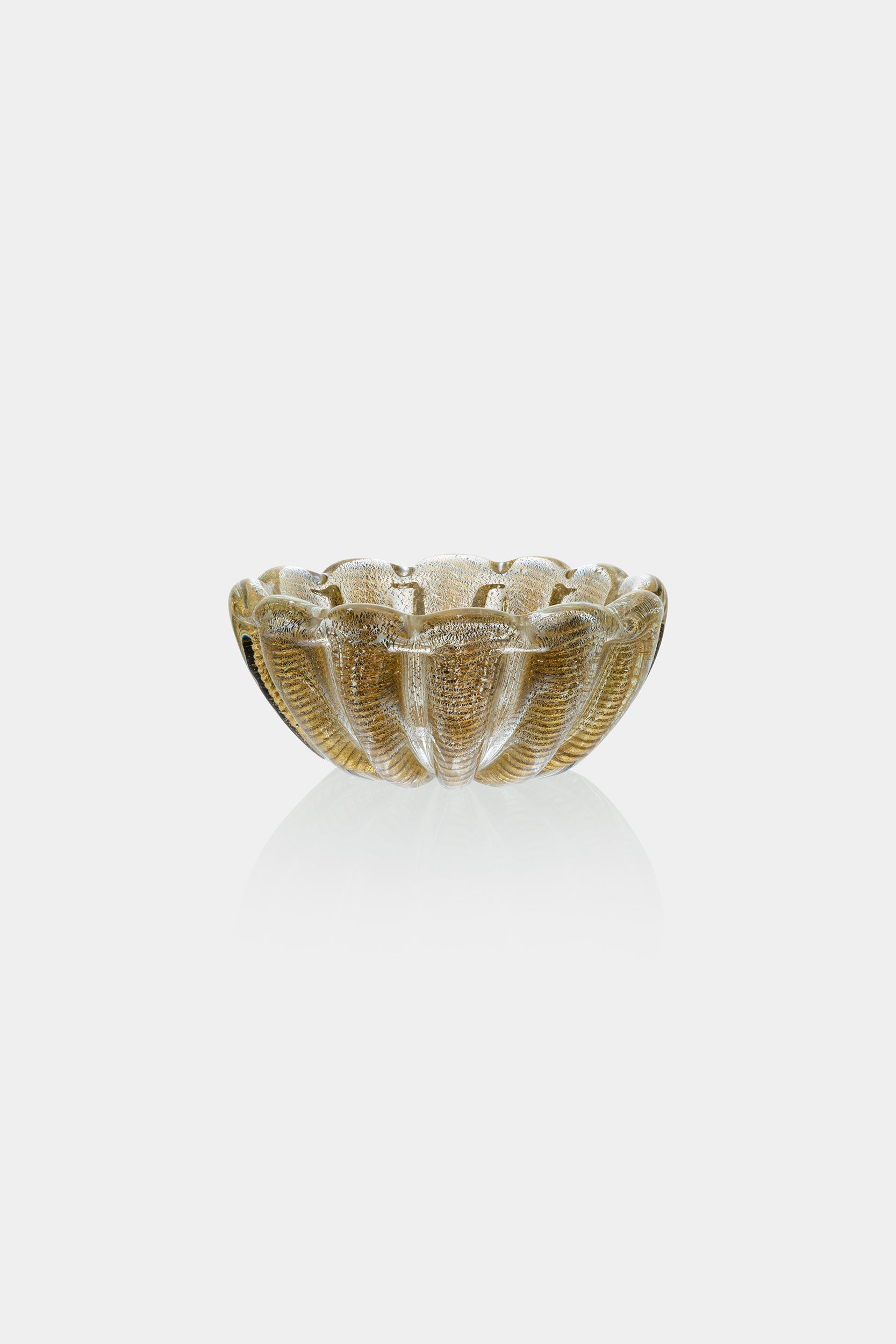 Ercole Barovier, Barovier & Toso, glass bowl, Italy, 50s