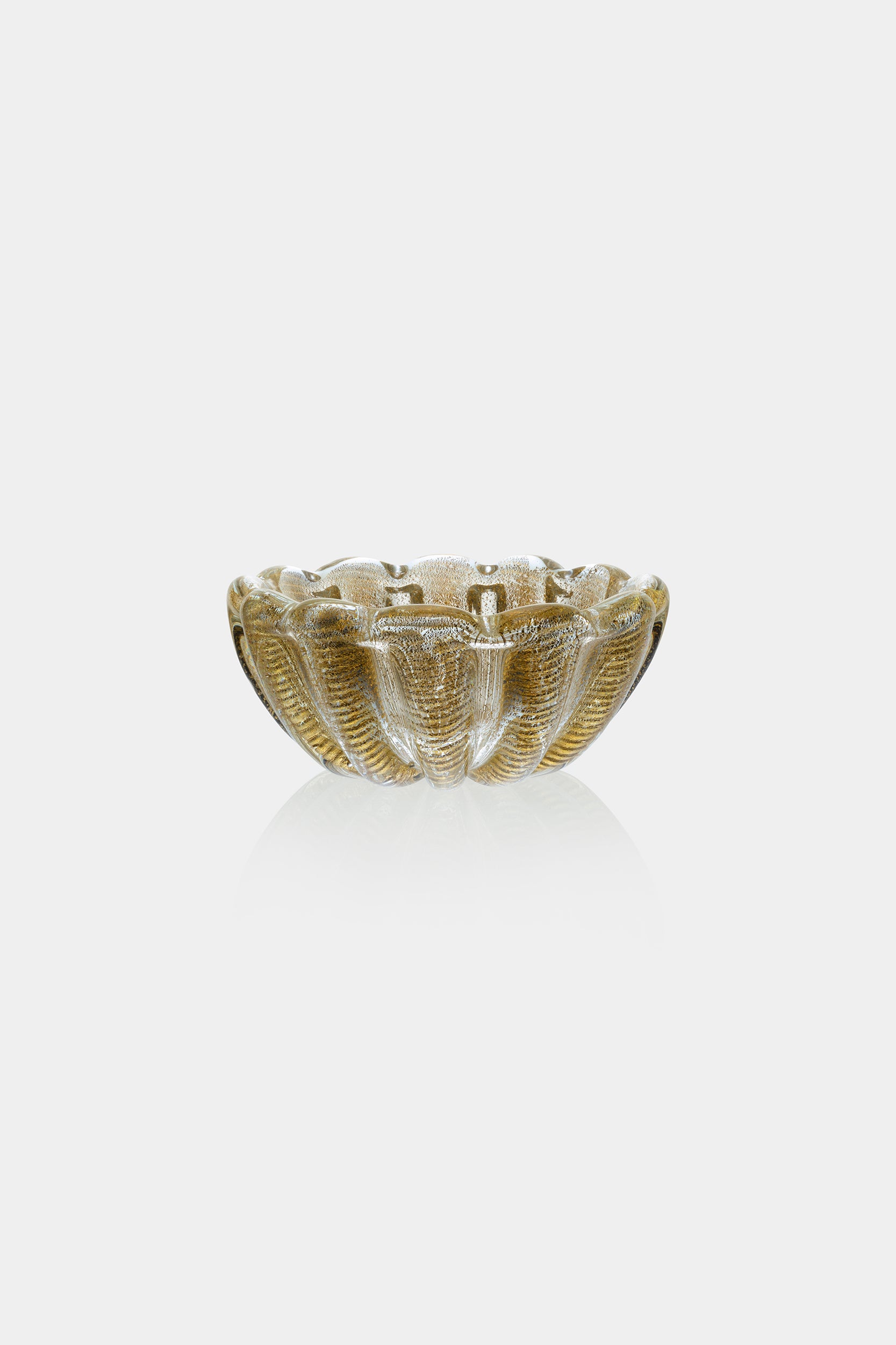 Ercole Barovier, Barovier & Toso, glass bowl, Italy, 50s