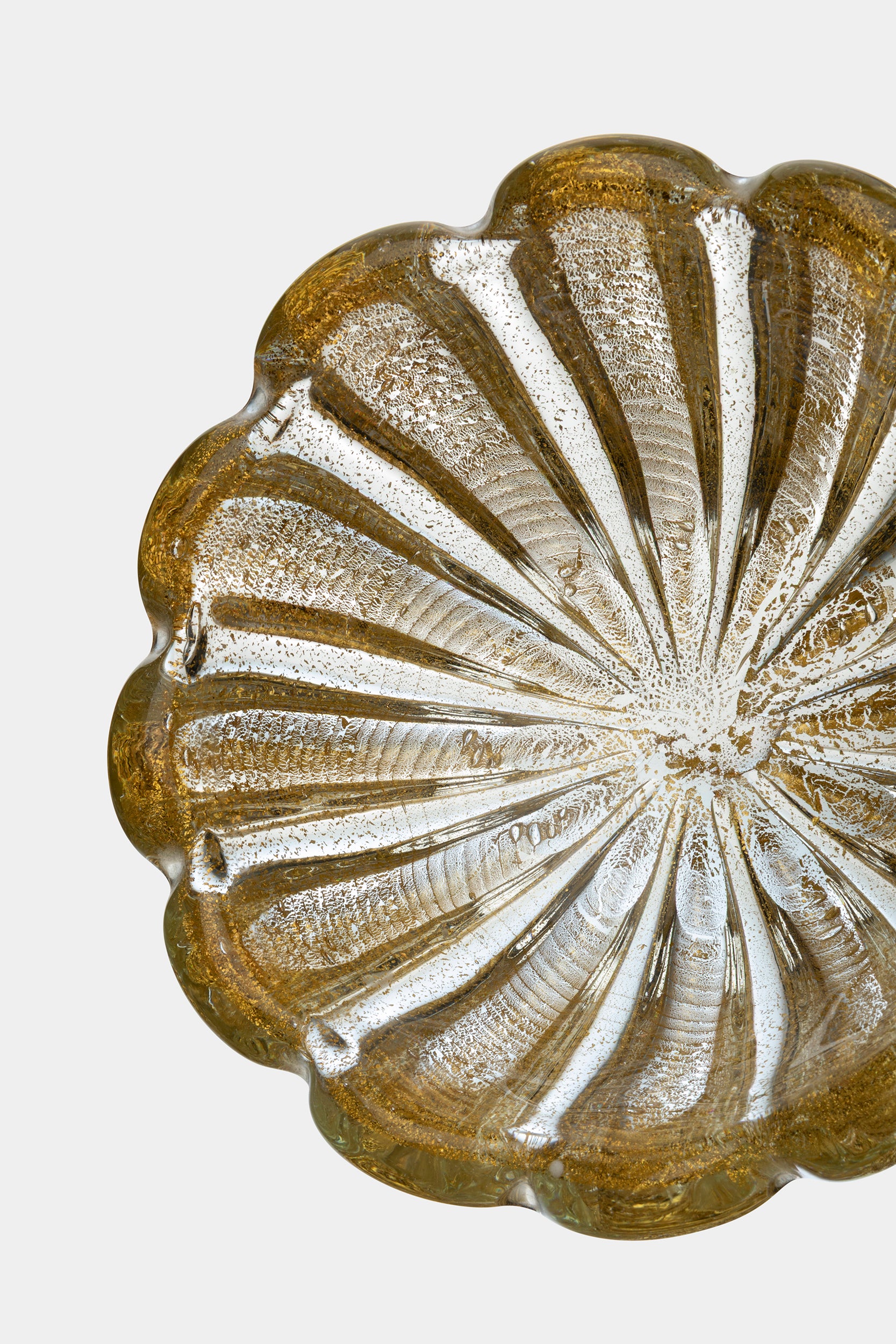 Ercole Barovier, Barovier & Toso, glass bowl, Italy, 50s