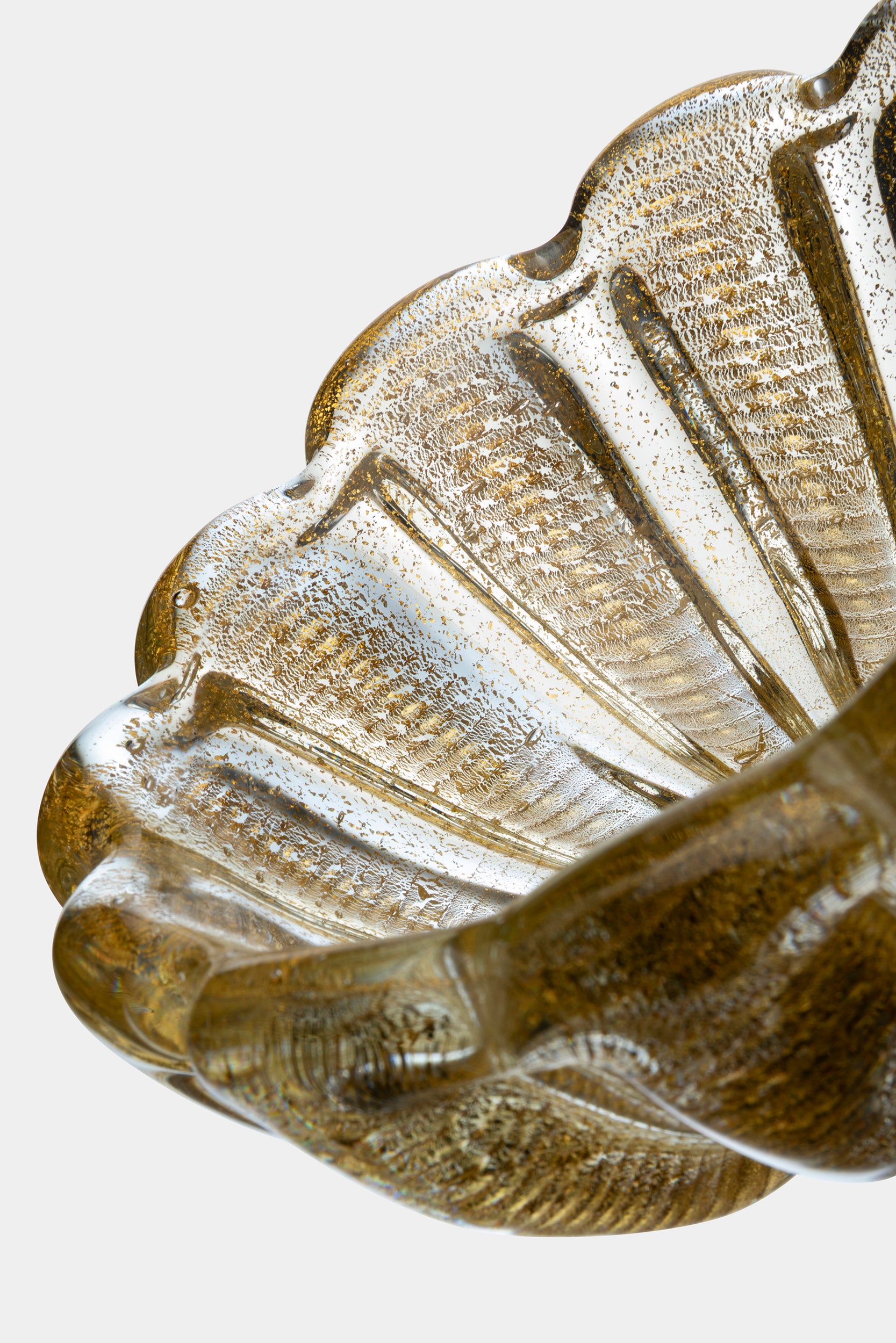 Ercole Barovier, Barovier & Toso, glass bowl, Italy, 50s