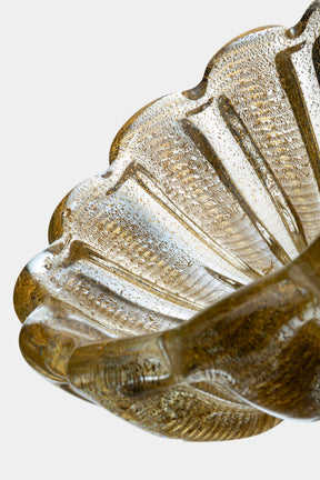 Ercole Barovier, Barovier & Toso, glass bowl, Italy, 50s