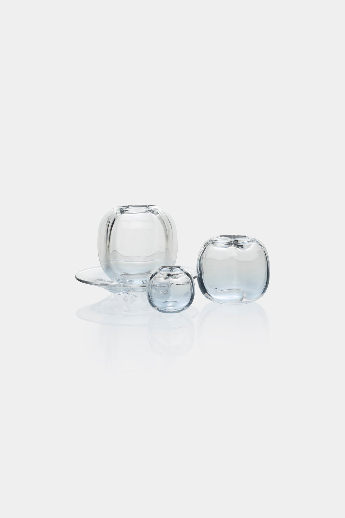 Nils Landgren, Set of Vases, Orrefors, Sweden, 60s
