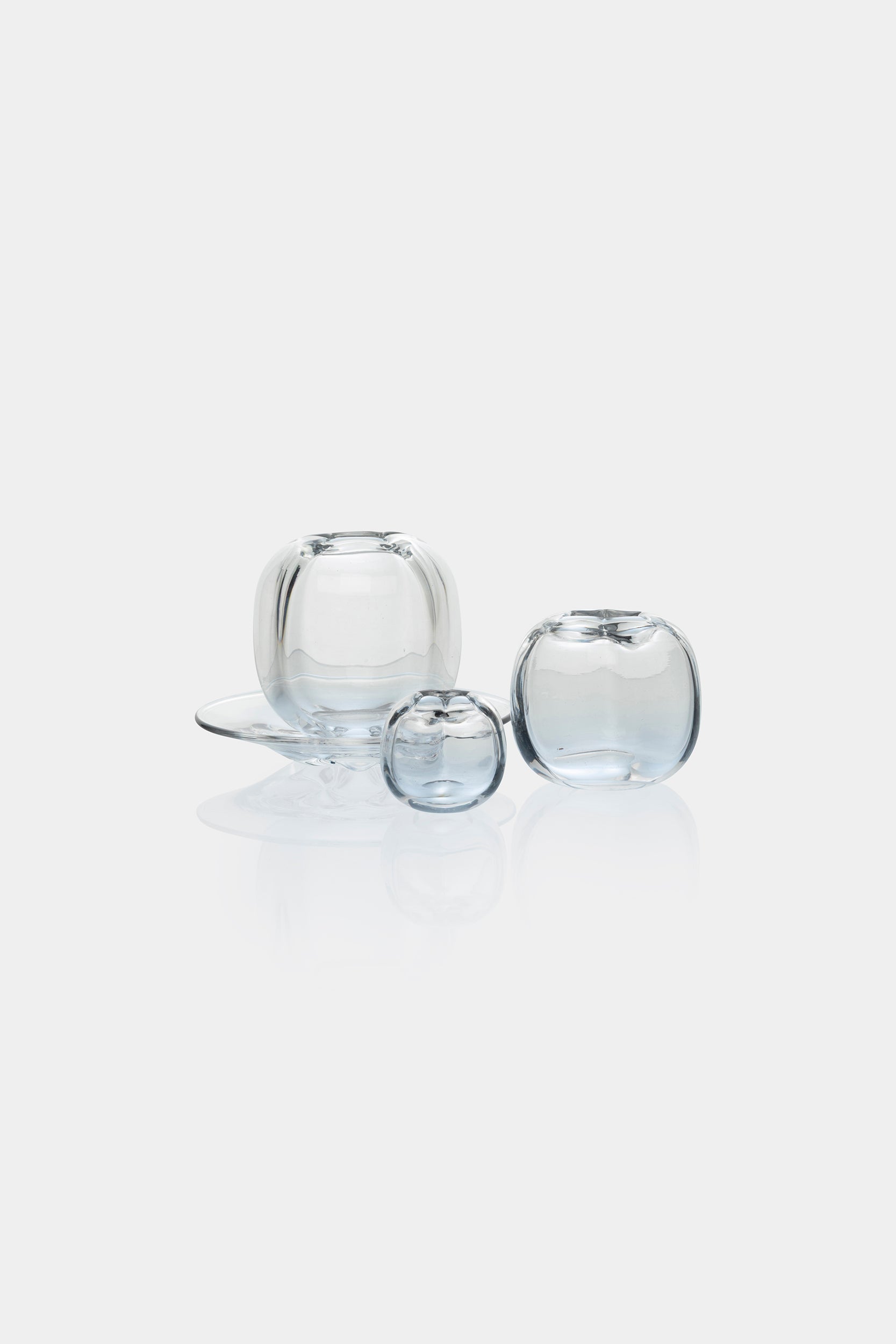 Nils Landgren, Set of Vases, Orrefors, Sweden, 60s