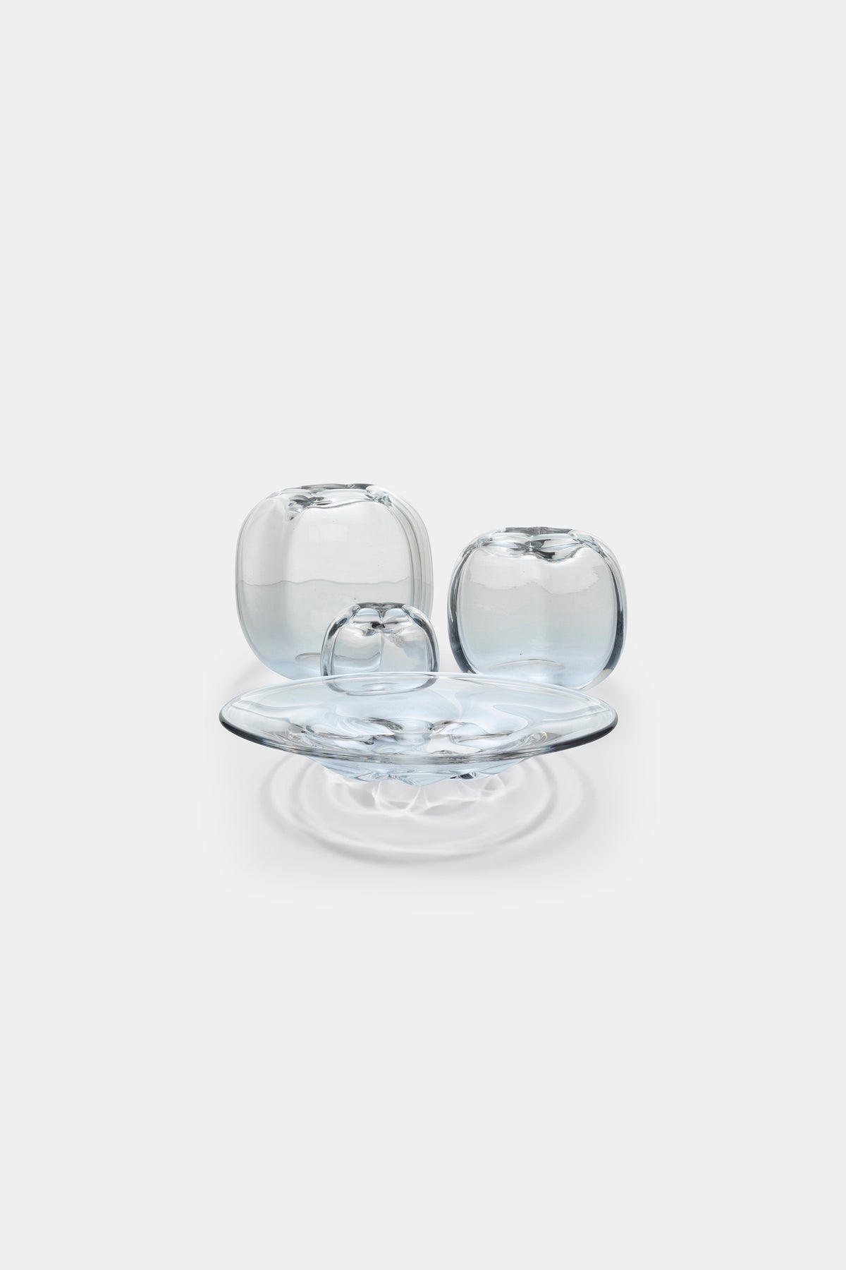Nils Landgren, Set of Vases, Orrefors, Sweden, 60s