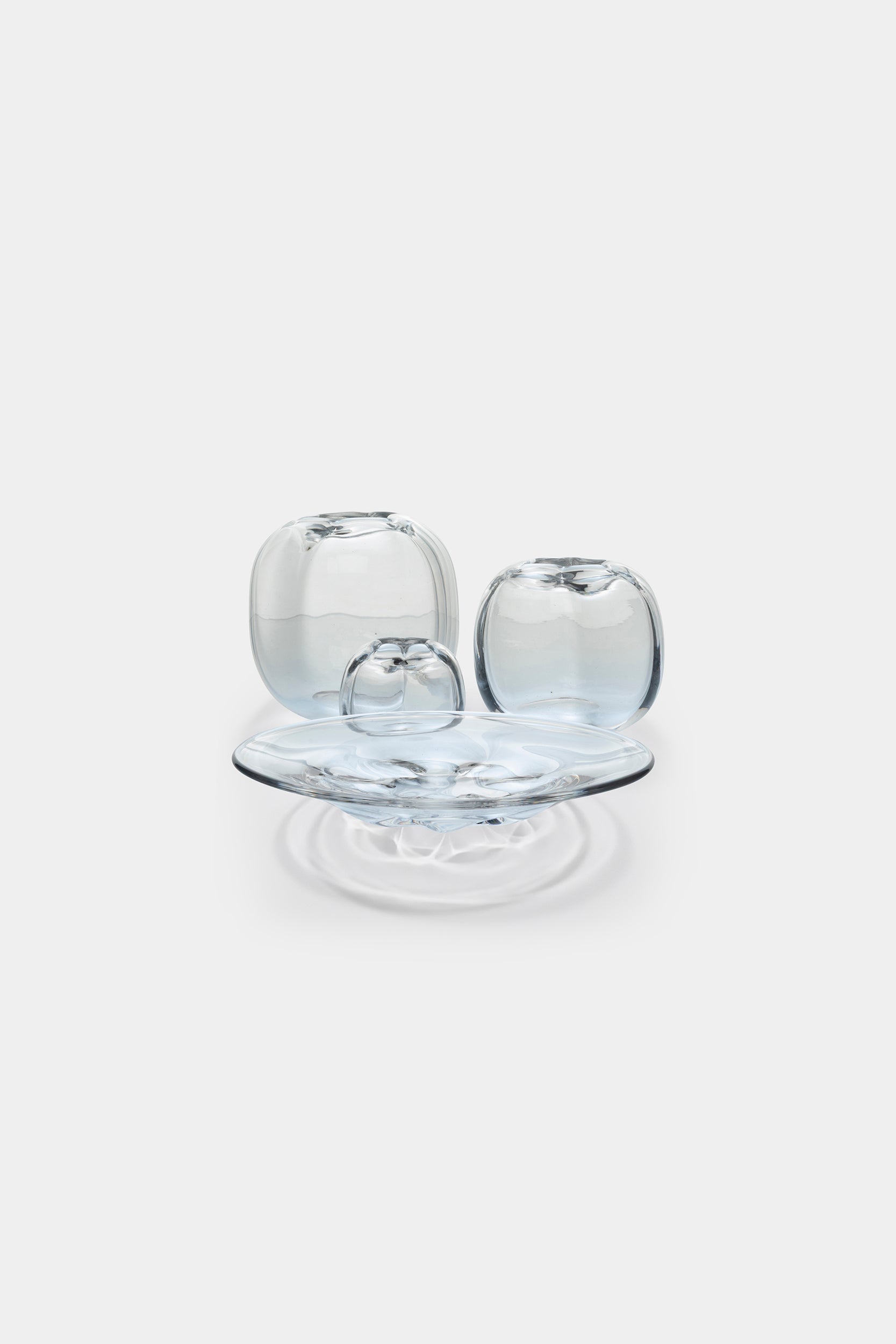 Nils Landgren, Set of Vases, Orrefors, Sweden, 60s