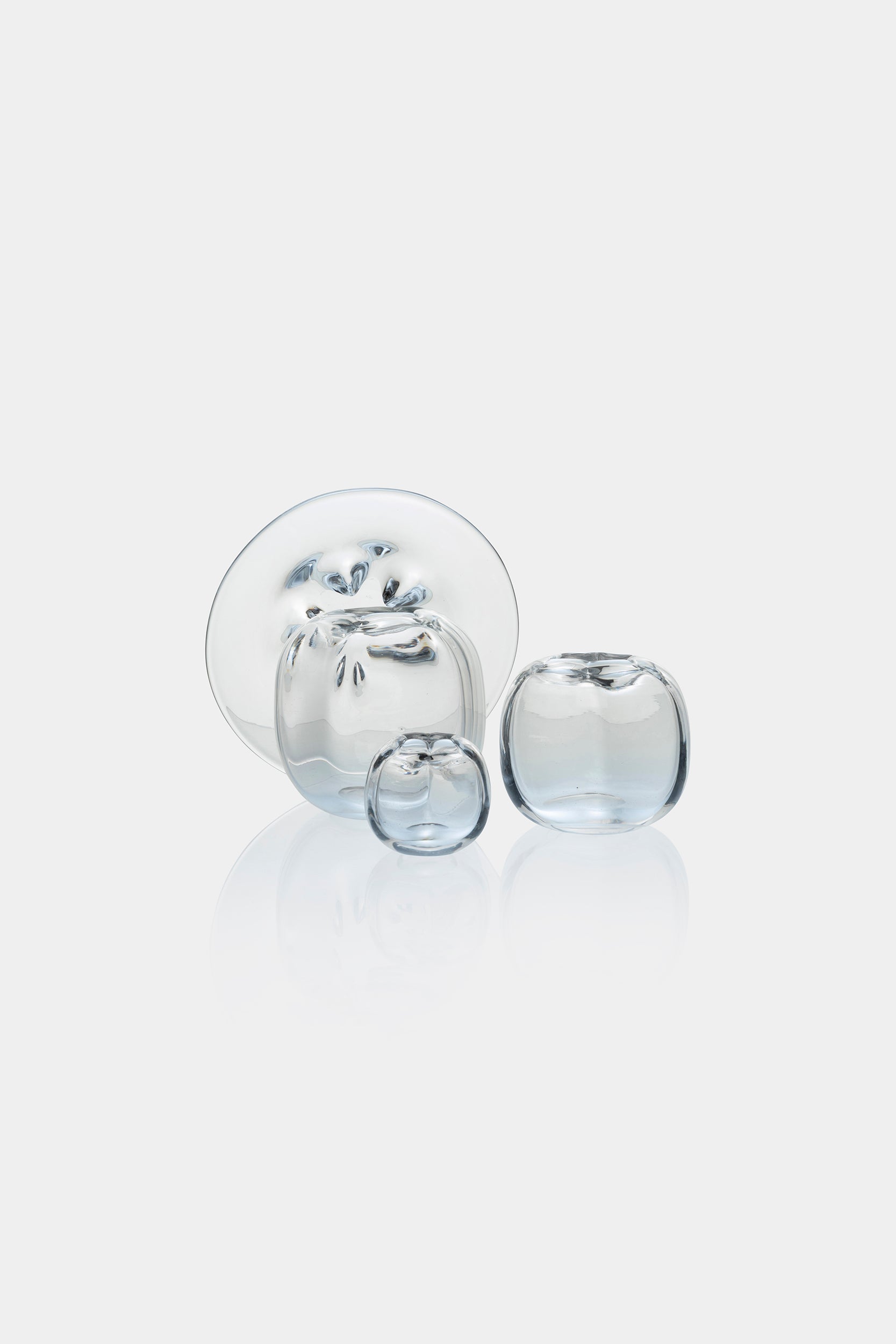 Nils Landgren, Set of Vases, Orrefors, Sweden, 60s