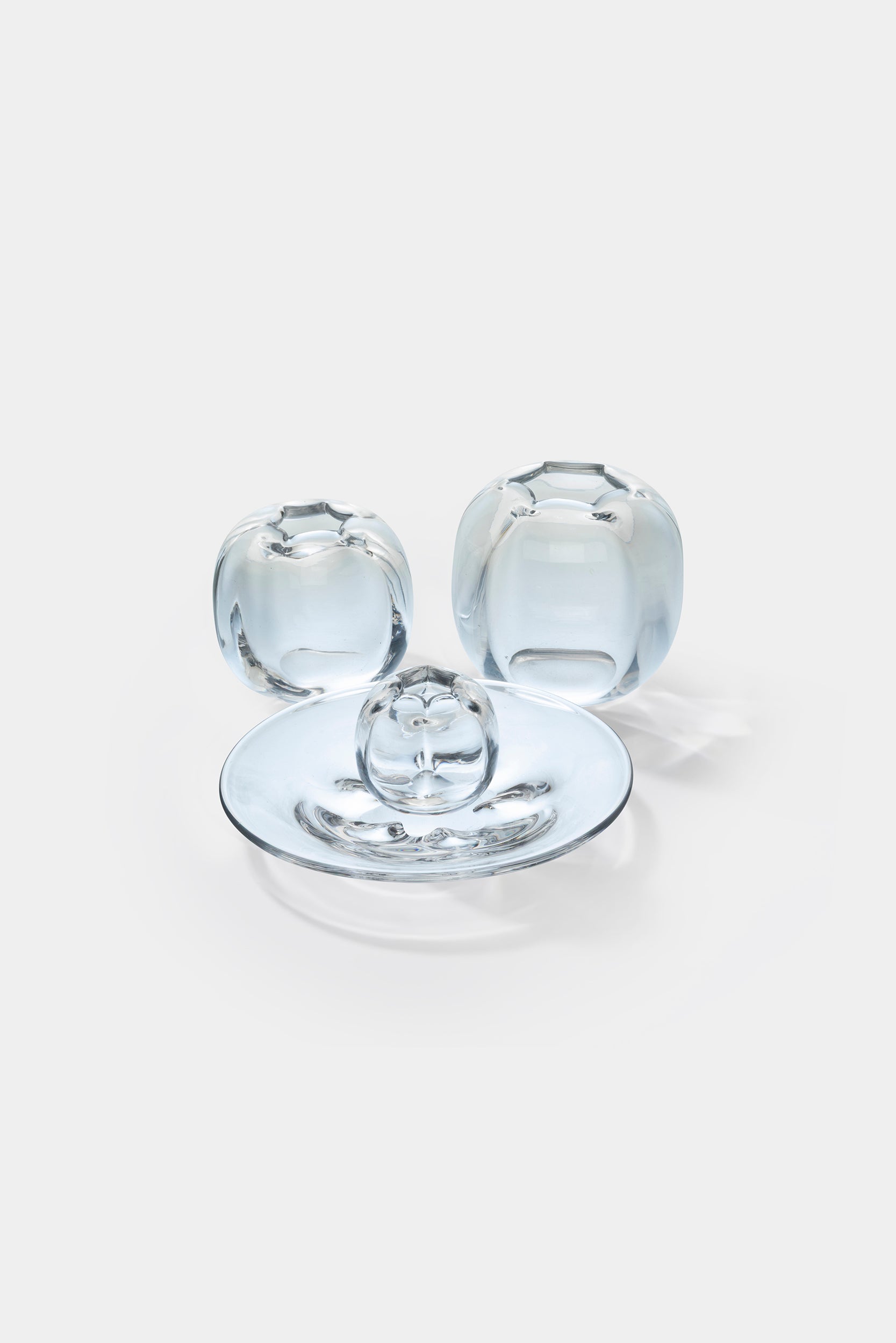 Nils Landgren, Set of Vases, Orrefors, Sweden, 60s