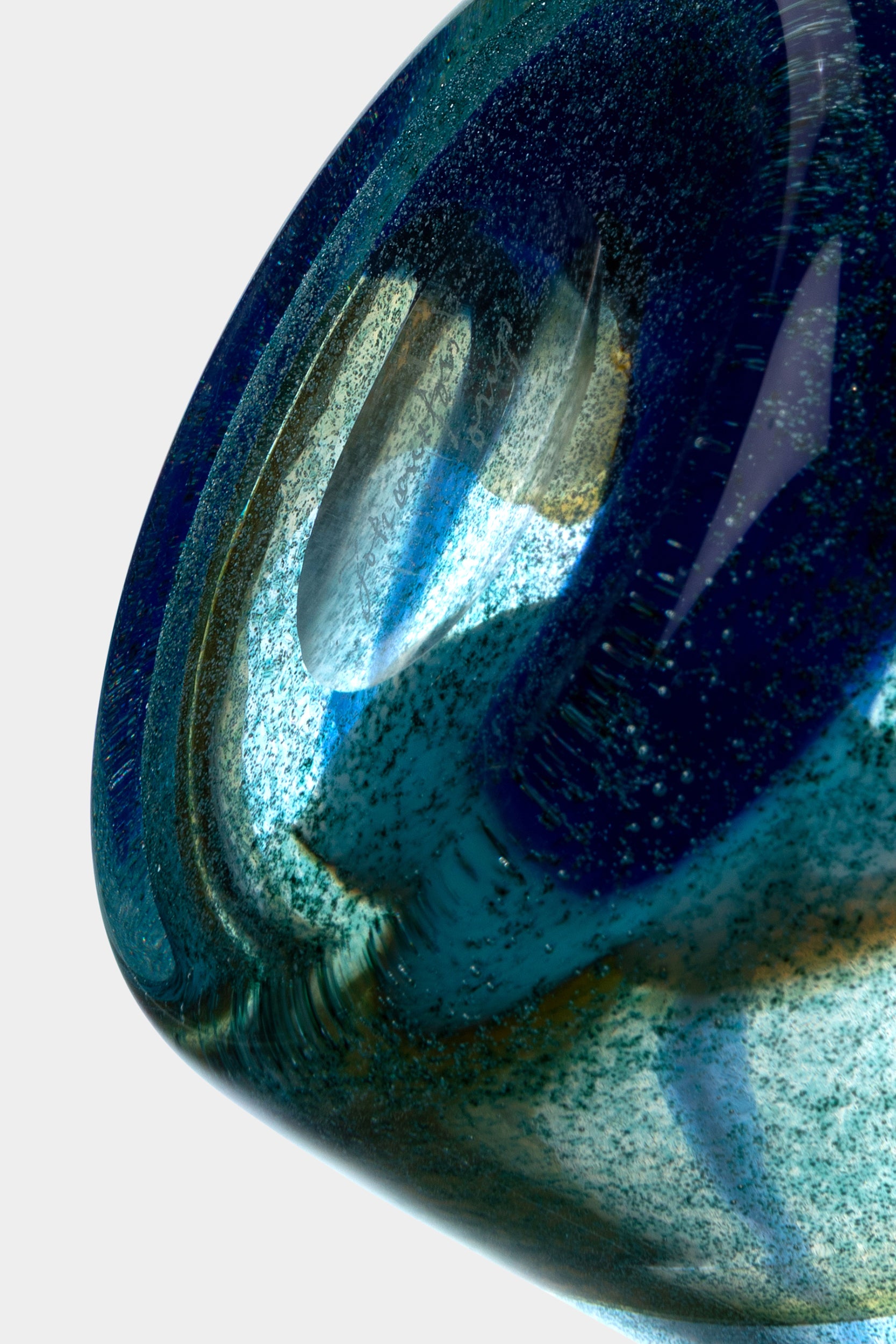 Bengt Orup. Vase, Glas, Johansfors, Schweden, 60er