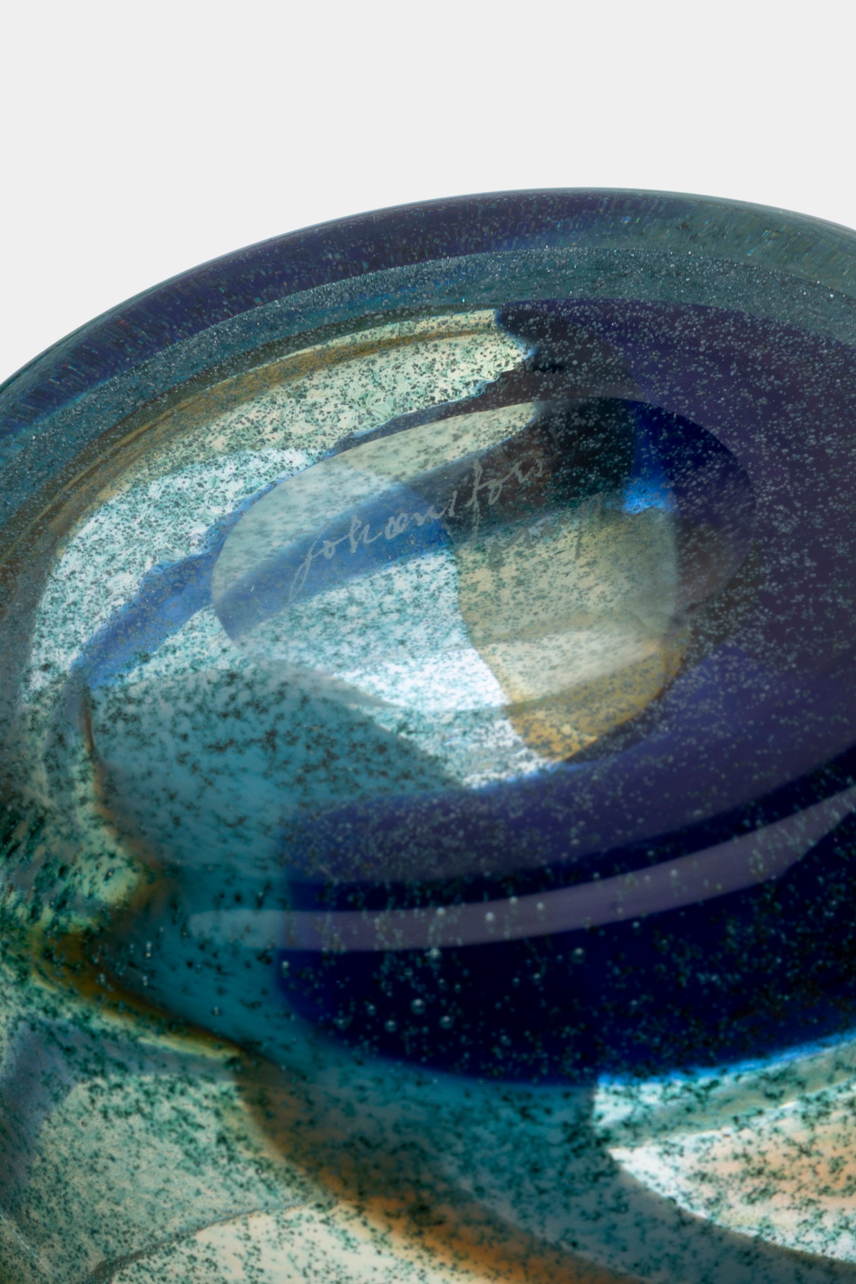 Bengt Orup. Vase, Glas, Johansfors, Schweden, 60er