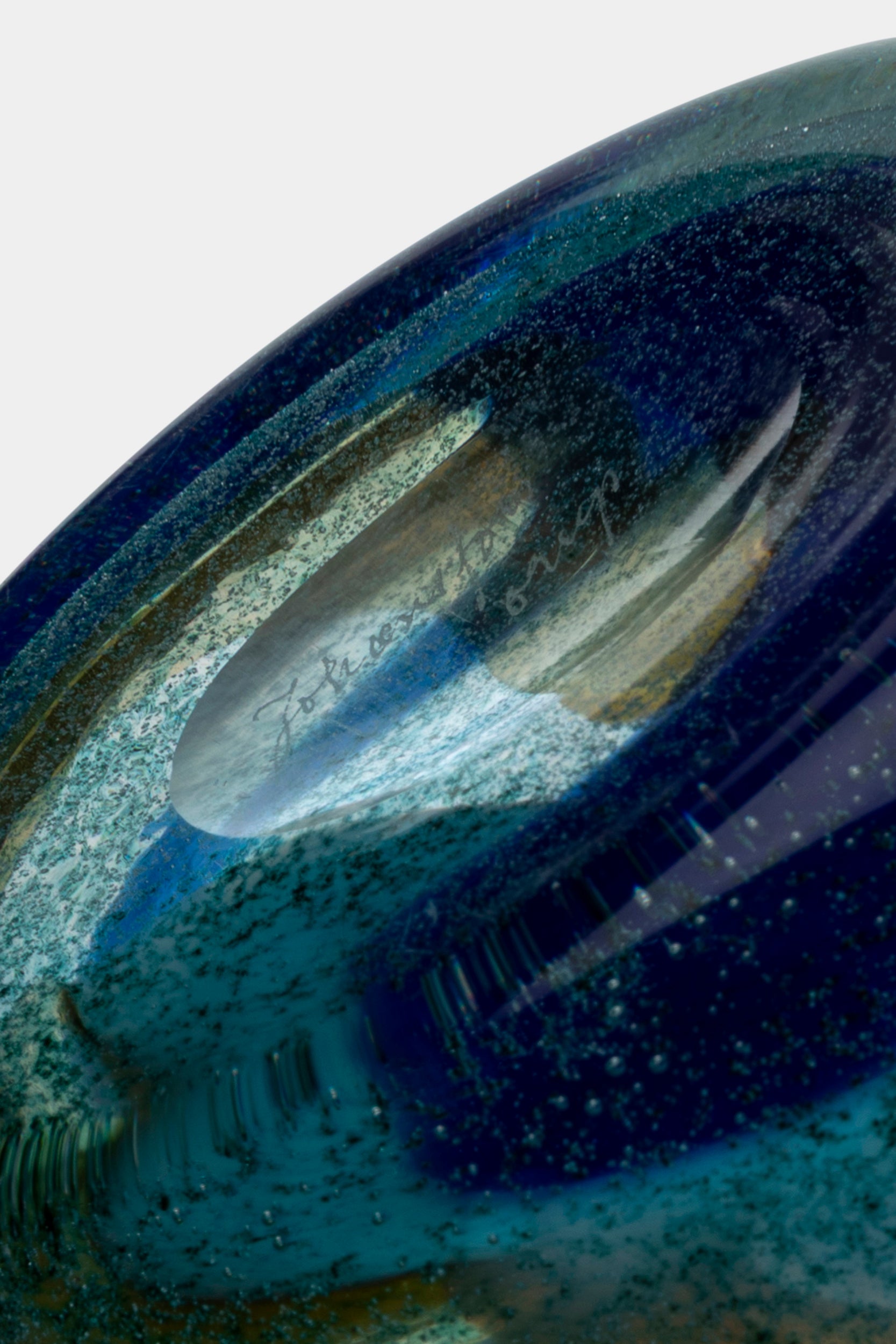 Bengt Orup. Vase, Glas, Johansfors, Schweden, 60er