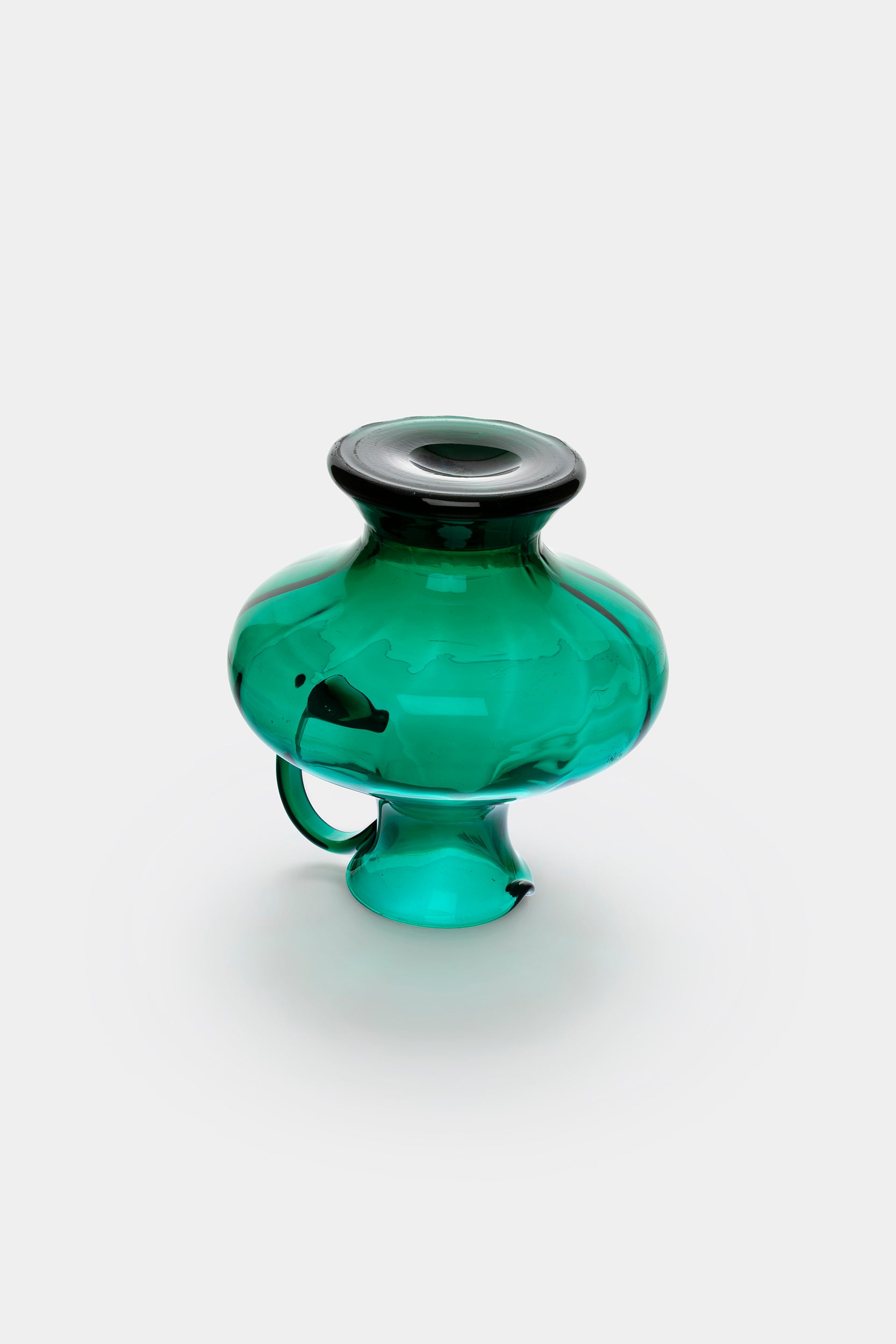 Vetro verde d'Empoli, Glass Jug, 50s
