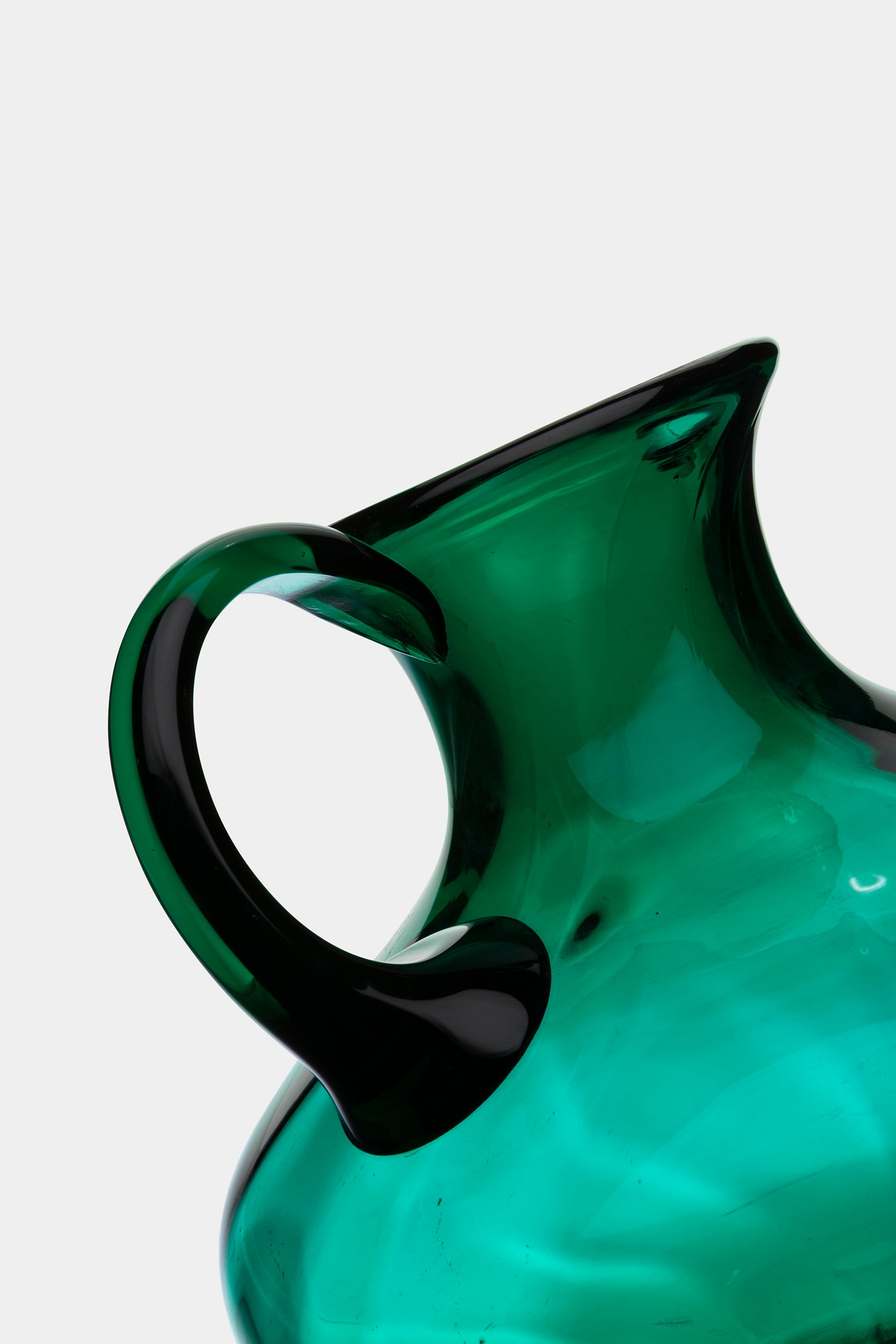 Vetro verde d'Empoli, Glass Jug, 50s