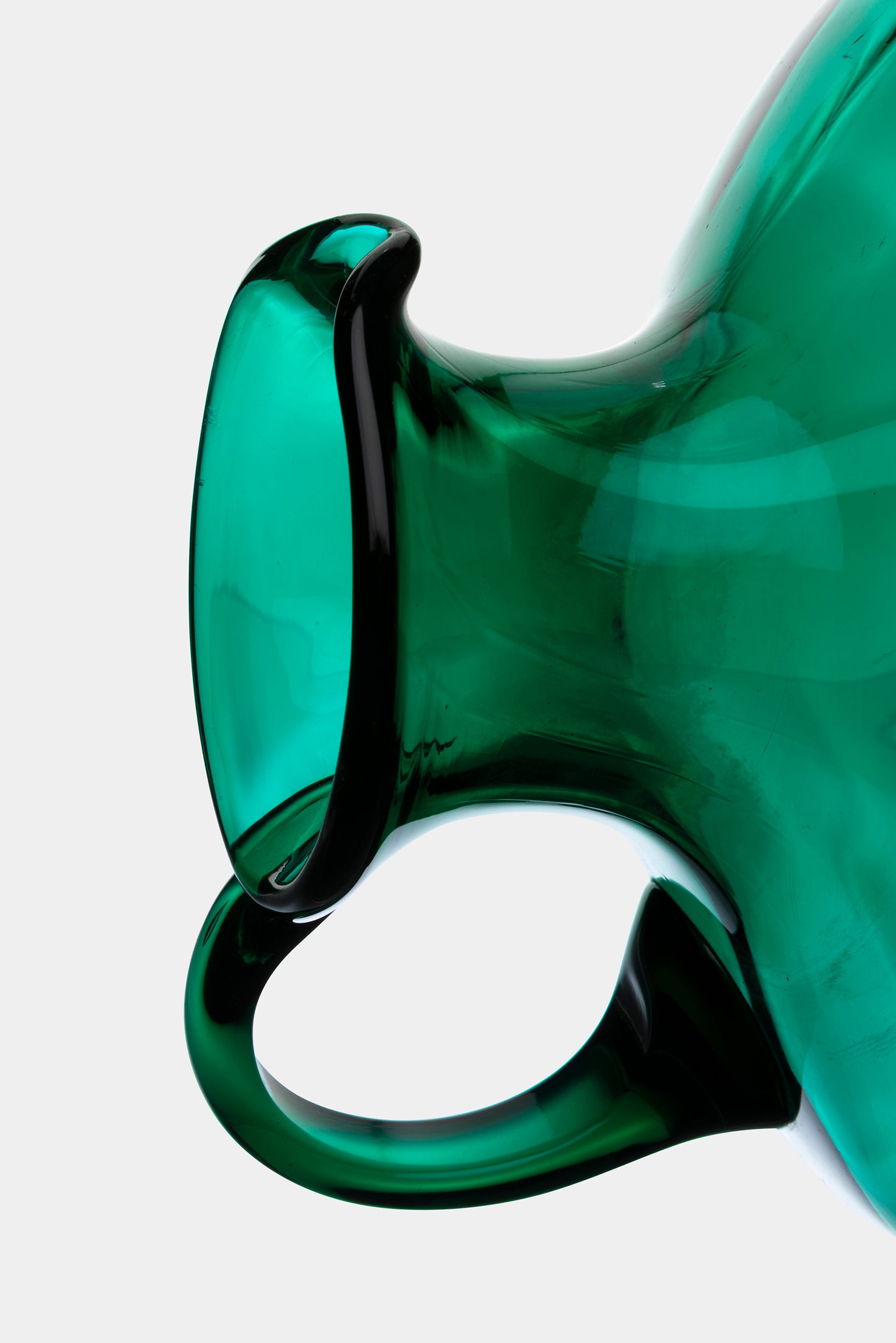Vetro verde d'Empoli, Glass Jug, 50s