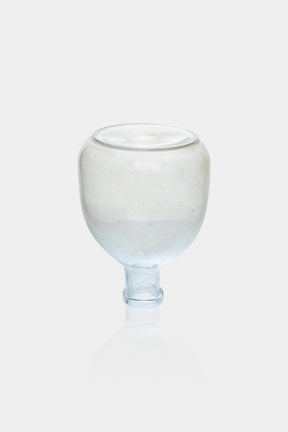 Nuutajärvi Notsjö Glass Vase, 70s