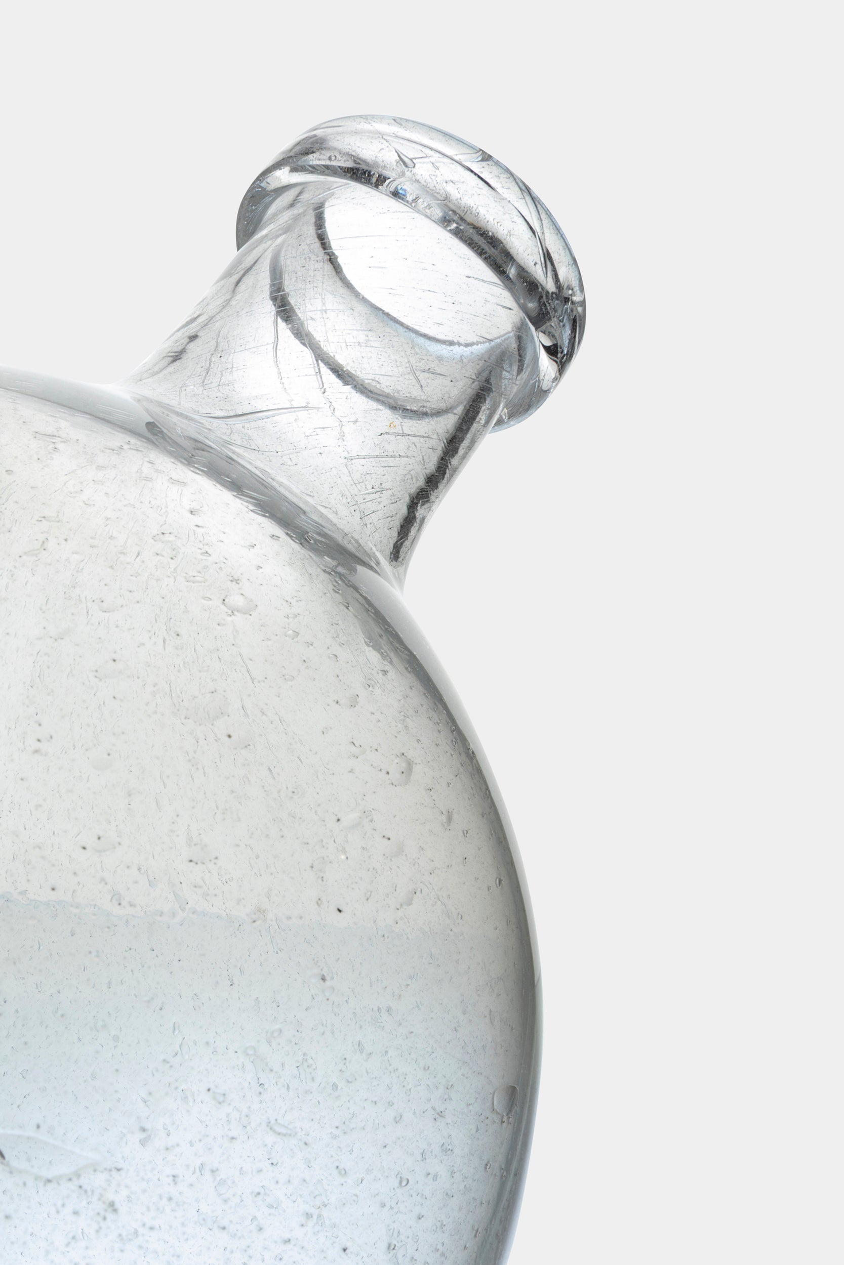 Nuutajärvi Notsjö Glass Vase, 70s