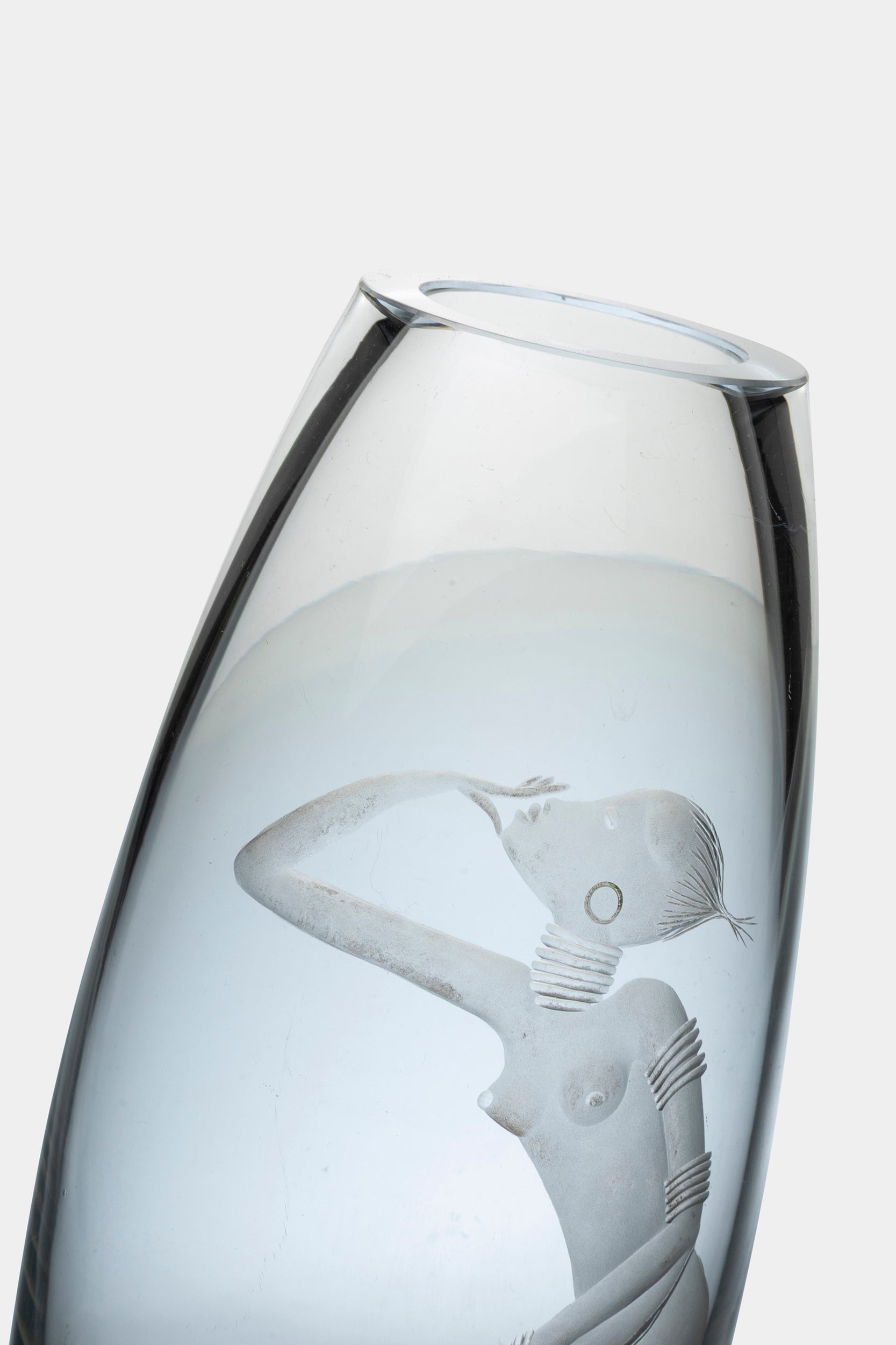 Per Lütken Vase for Holmegaard, Denmark, 50s