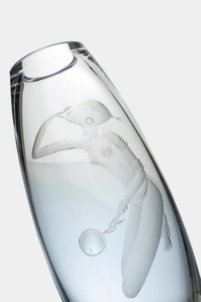 Per Lütken Vase for Holmegaard, Denmark, 50s