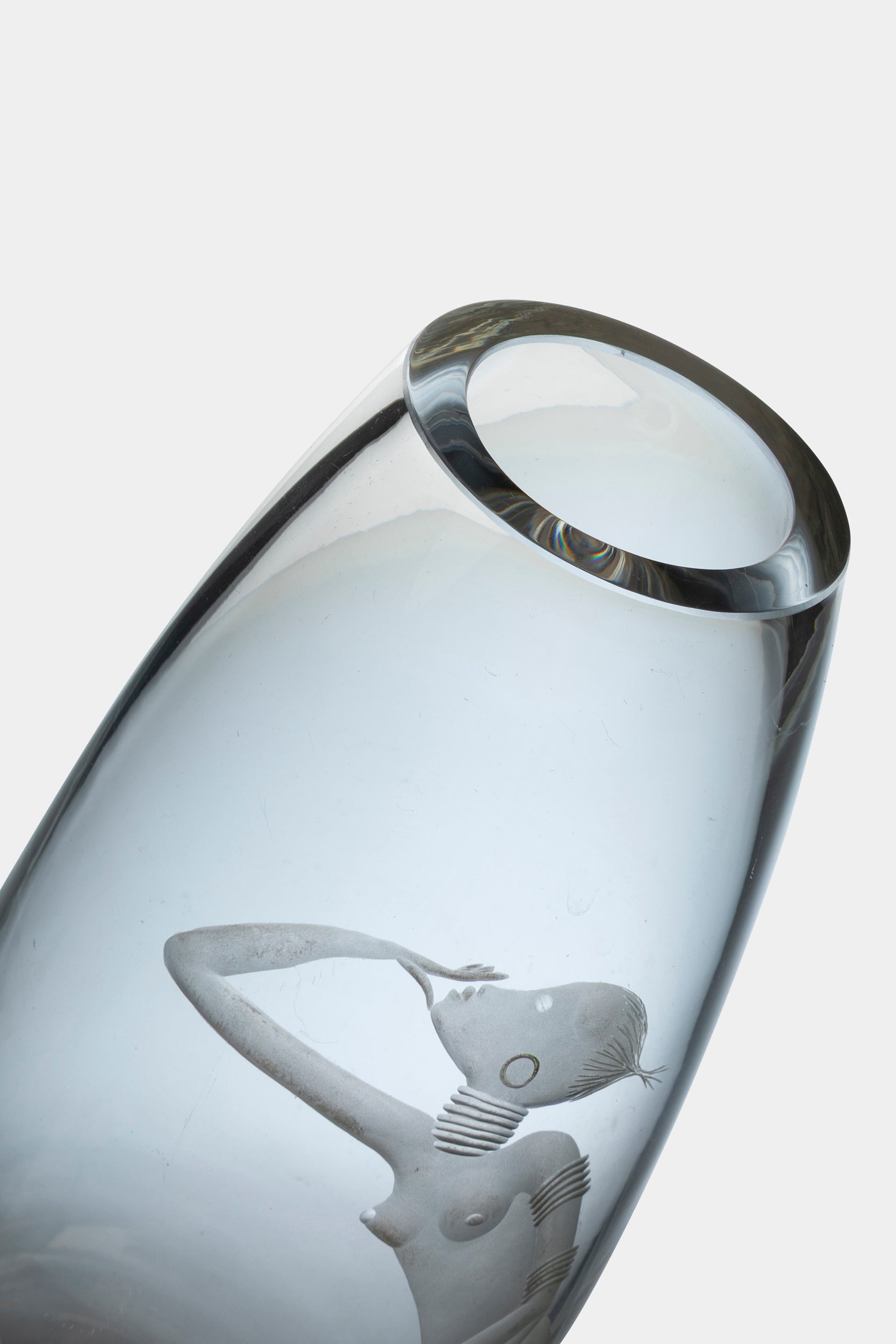 Per Lütken Vase for Holmegaard, Denmark, 50s