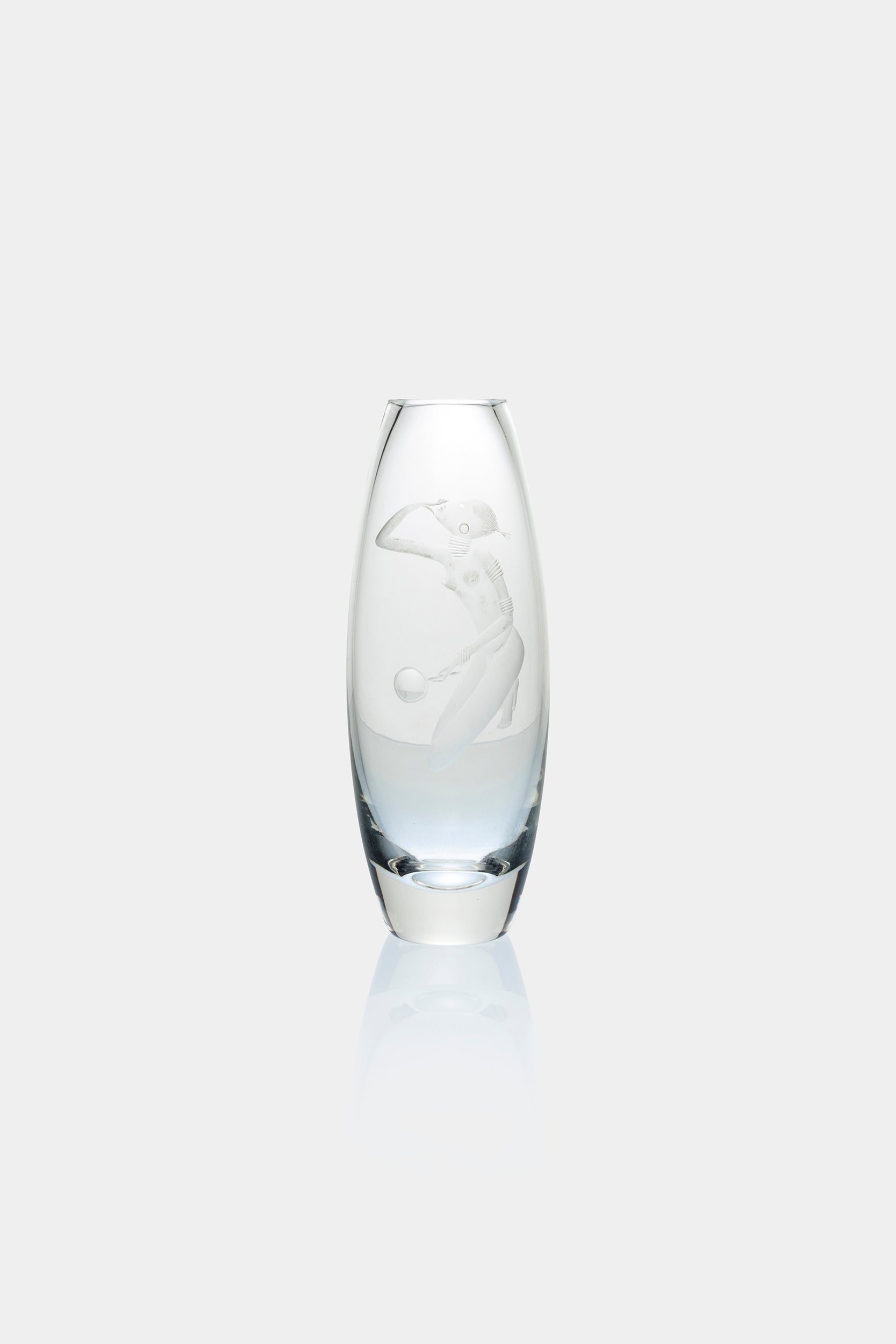 Per Lütken Vase for Holmegaard, Denmark, 50s