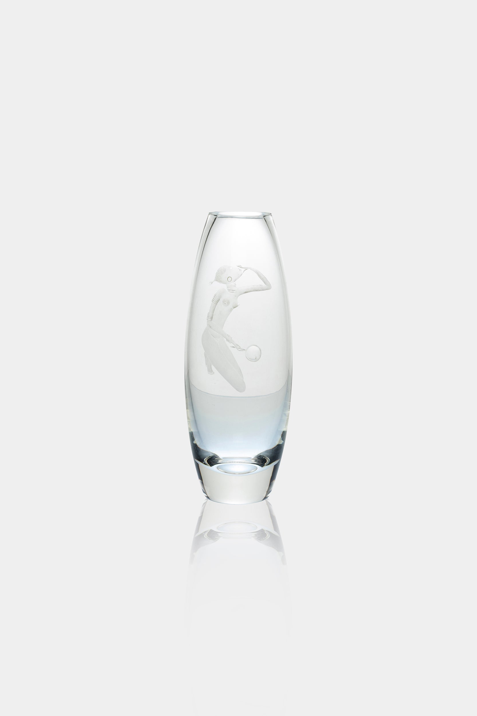 Per Lütken Vase for Holmegaard, Denmark, 50s