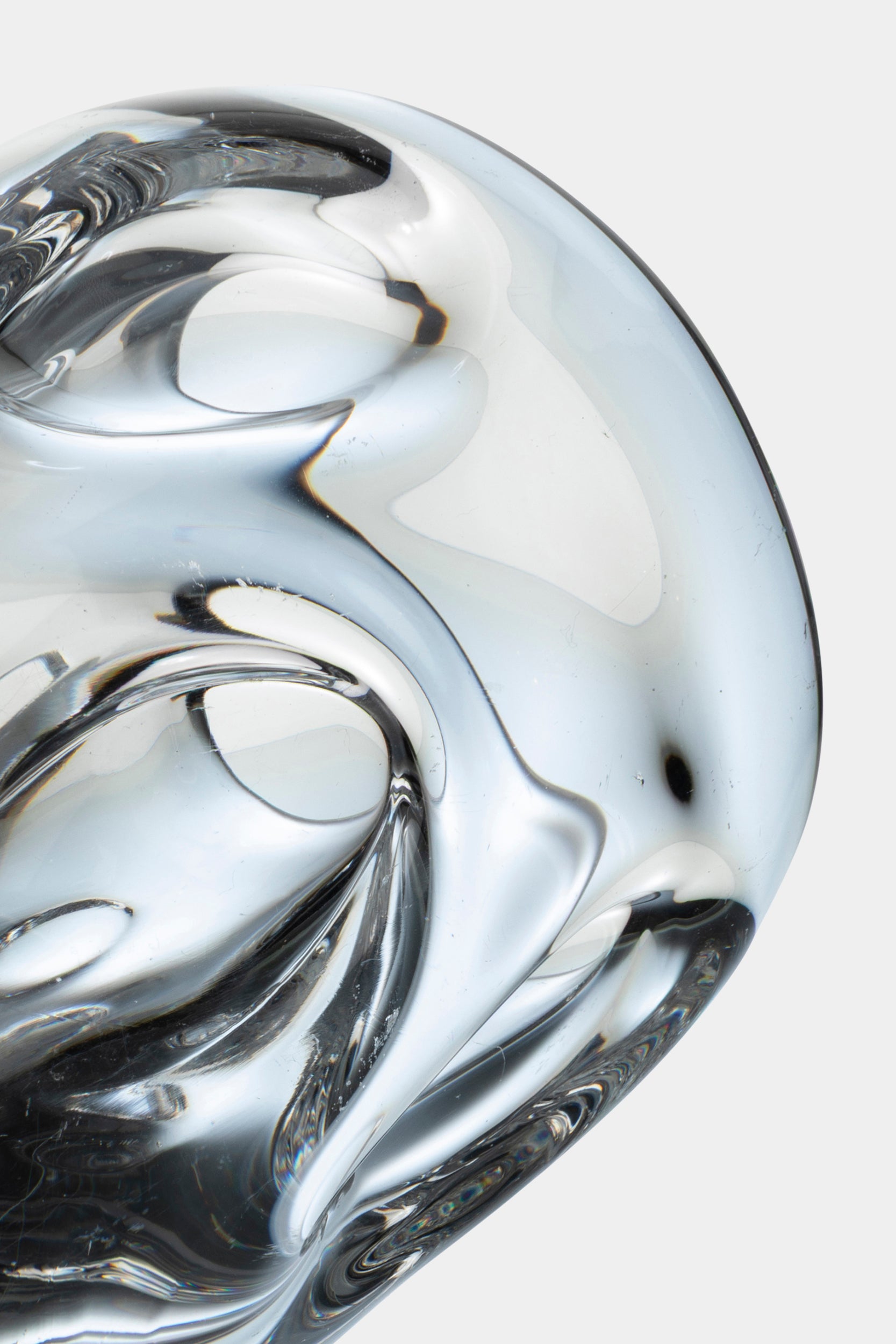 Crystal glass vase, Sèvres, france