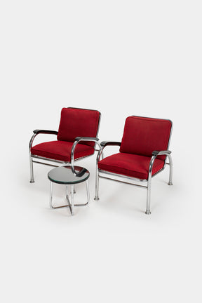 Bauhaus, Armchair Set, Switzerland, 20s