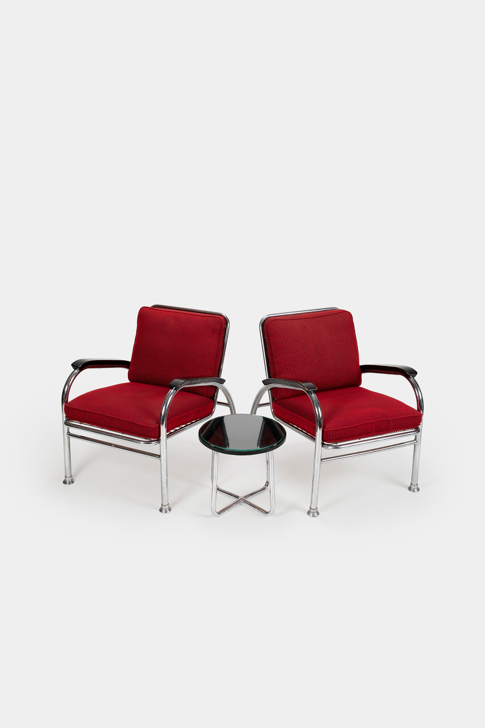 Bauhaus, Armchair Set, Switzerland, 20s