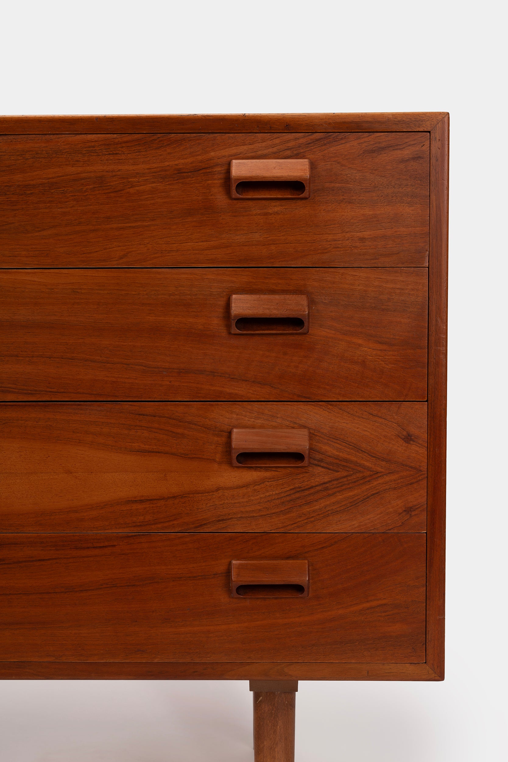 Børge Mogensen, Søborg Mobler Walnut Chest of Drawers, Denmark, 60s