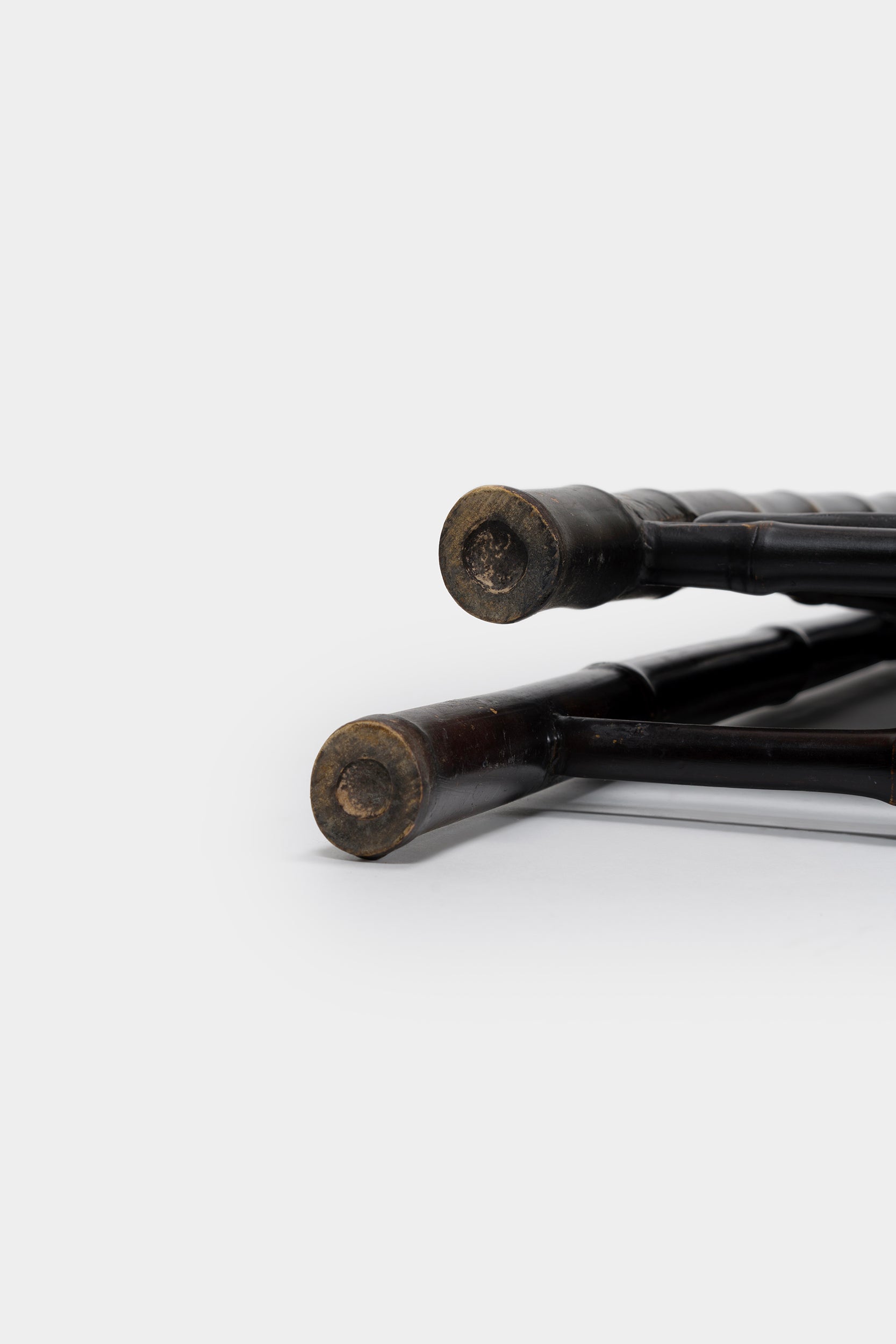 Faltbare Bambusleiter, Etagere-Stil, 80er