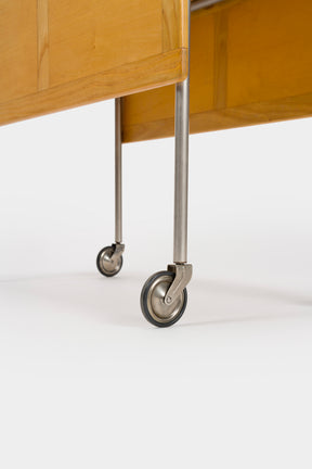 Bruno Mathsson Rolling Table, Sweden, 60s
