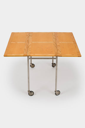 Bruno Mathsson Rolling Table, Sweden, 60s
