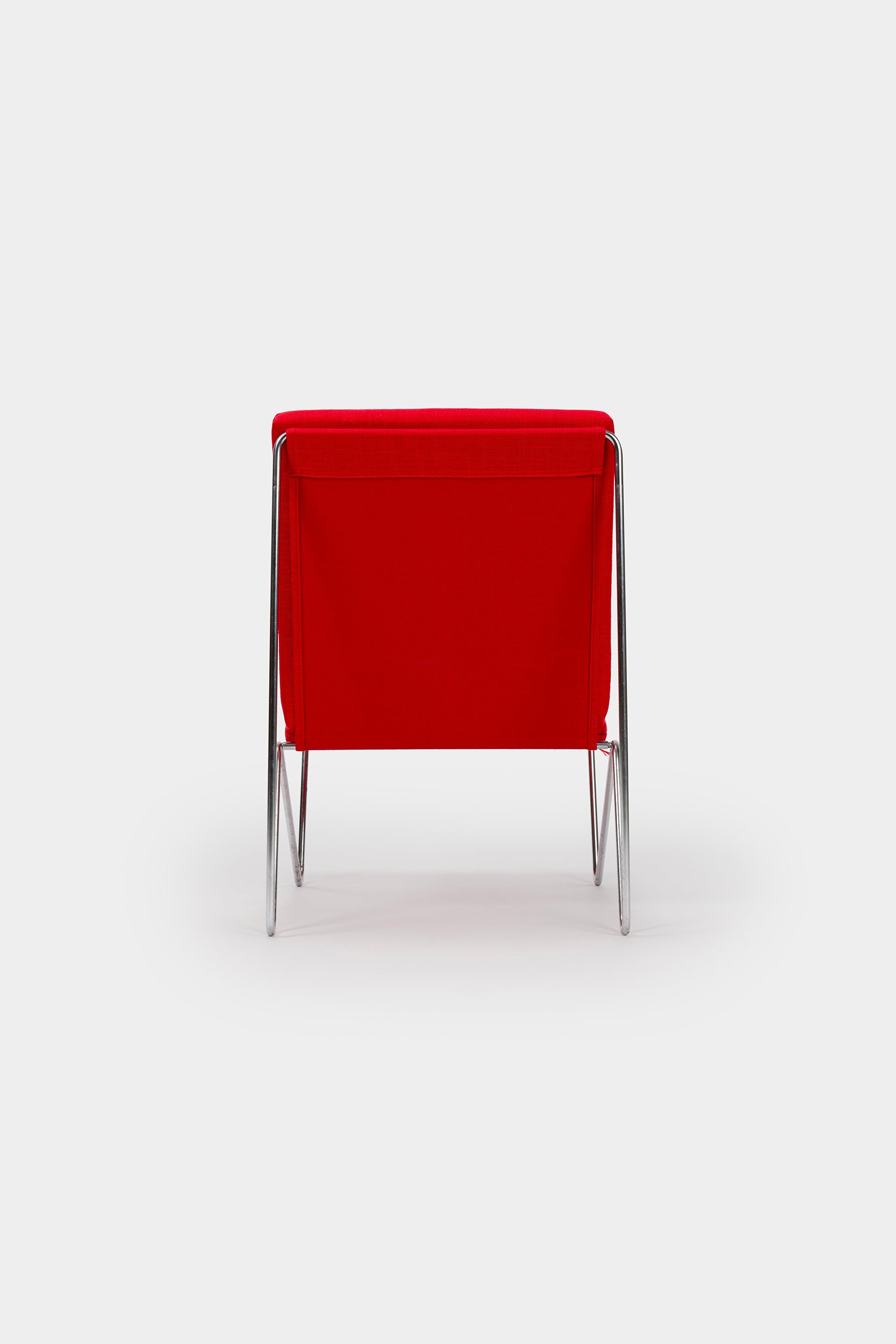 Verner Panton, Fritz Hansen, Bachelor Stuhl mit Ottoman, Dänemark, 50er