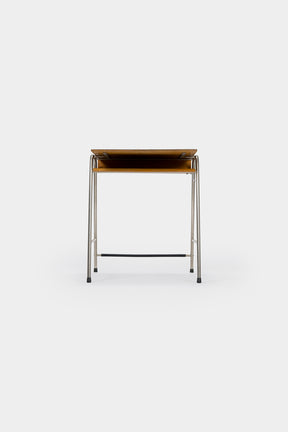 Arne Jacobsen, MUNKEGAARD ​​School Desk and Chair 3105, Denmark, 50s