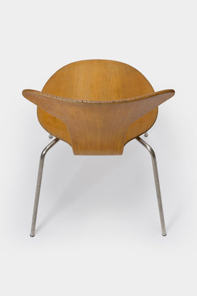 Arne Jacobsen, MUNKEGAARD ​​School Desk and Chair 3105, Denmark, 50s