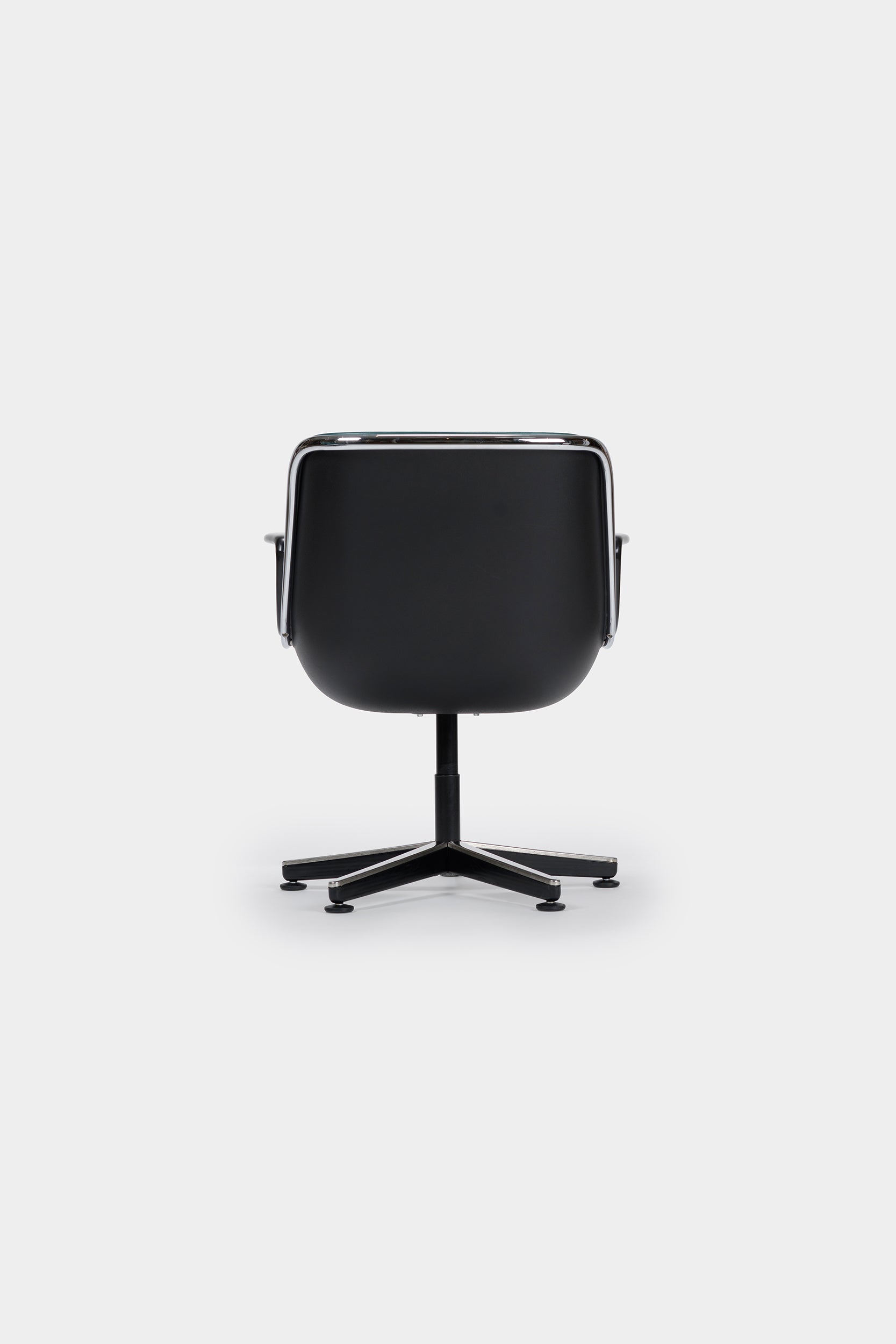 4er Set Charles Pollock, Executive Chairs, 12E1 Knoll, 60er